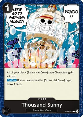 Thousand Sunny ST14-017 card
