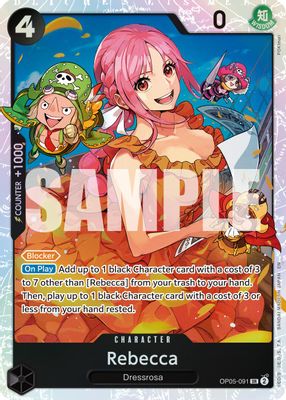Rebecca OP05-091 card