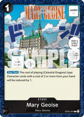 Mary Geoise OP05-097 card