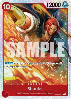 Shanks OP06-007 card