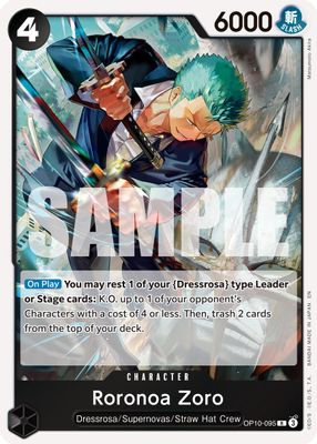 Roronoa Zoro OP10-095 card