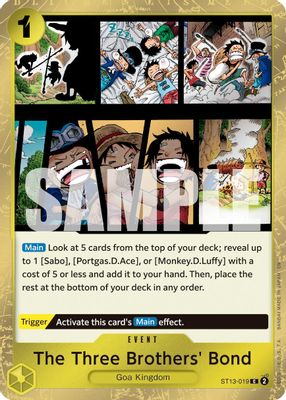 The Three Brothers' Bond ST13-019 card