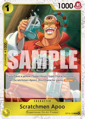 Scratchmen Apoo OP10-108 card