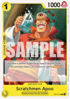 Scratchmen Apoo OP10-108 card