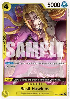 Basil Hawkins OP10-109 card