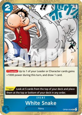 White Snake OP06-059 card