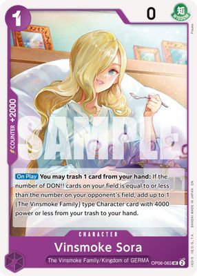 Vinsmoke Sora OP06-063 card