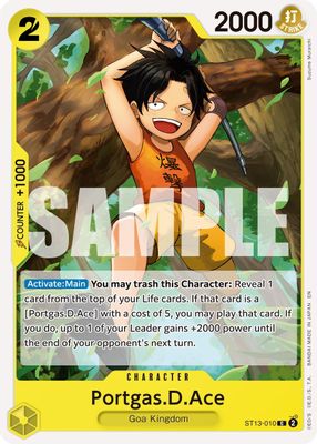 Portgas.D.Ace ST13-010 card