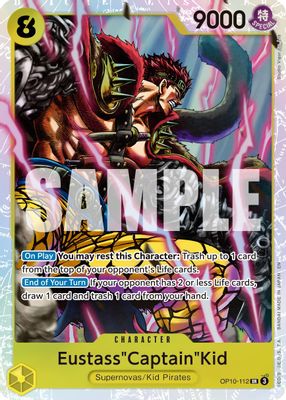 Eustass"Captain"Kid OP10-112 card