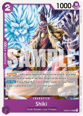 Shiki OP06-073 card
