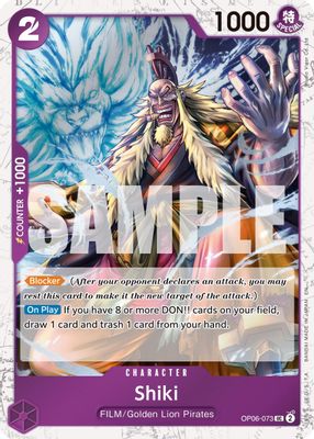Shiki OP06-073 card