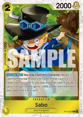 Sabo ST13-007 card