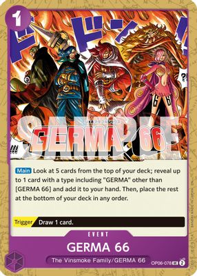 GERMA 66 OP06-078 card