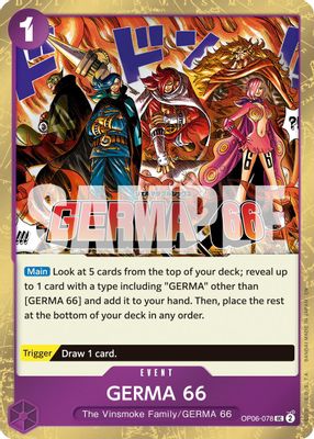 GERMA 66 OP06-078 card