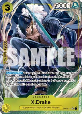 X.Drake OP10-114 card