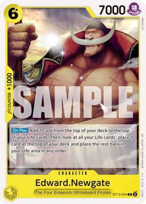 Edward.Newgate ST13-004 card