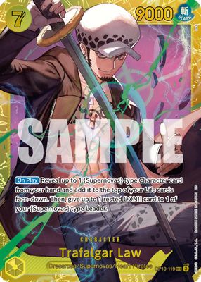 Trafalgar Law OP10-119 card