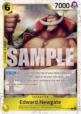 Edward.Newgate ST13-004 card
