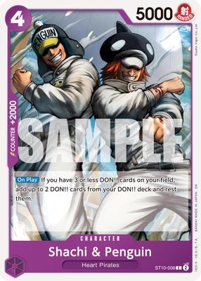 Shachi & Penguin ST10-008 card
