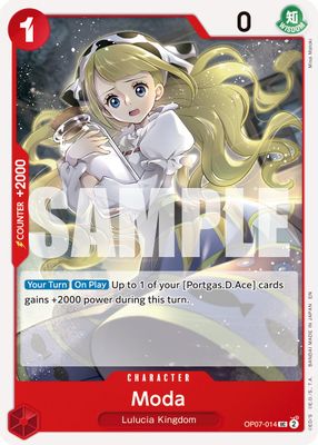 Moda OP07-014 card