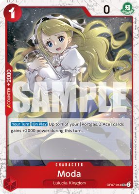 Moda OP07-014 card