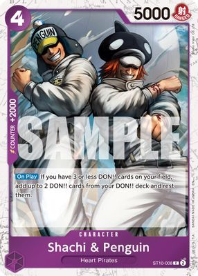 Shachi & Penguin ST10-008 card