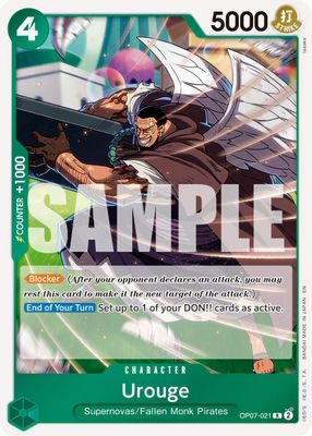Urouge OP07-021 card