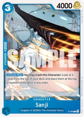 Sanji P-068 card