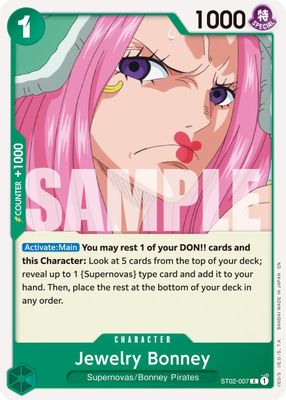 Jewelry Bonney ST02-007 card
