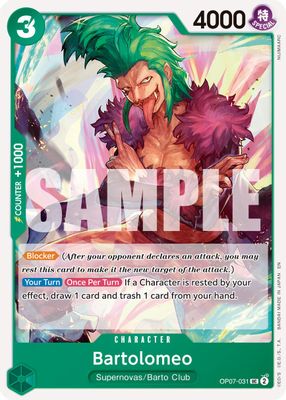 Bartolomeo OP07-031 card