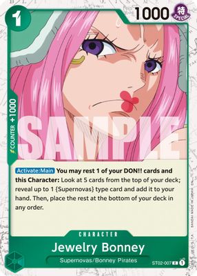 Jewelry Bonney ST02-007 card