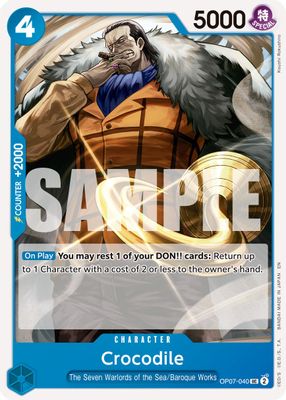 Crocodile OP07-040 card