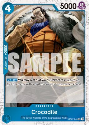 Crocodile OP07-040 card