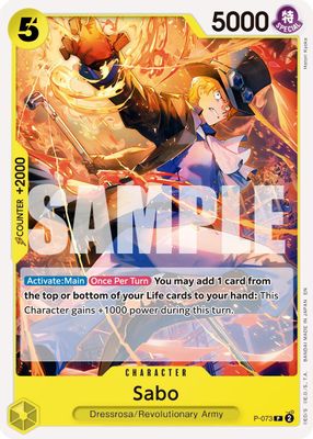 Sabo P-073 card