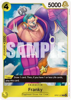 Franky OP07-107 card