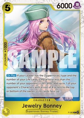 Jewelry Bonney P-085 card