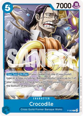 Crocodile P-082 card