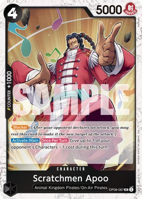 Scratchmen Apoo OP08-087 card