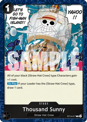Thousand Sunny ST14-017 card