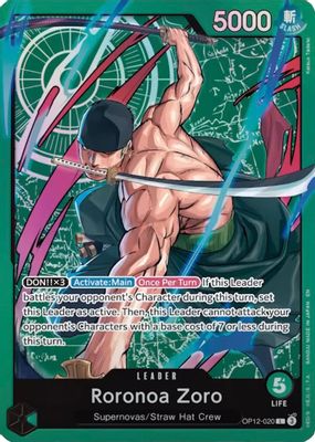 Roronoa Zoro OP12-020 card