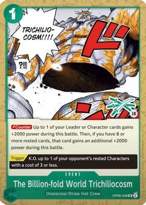 The Billion-fold World Trichiliocosm OP06-038 card