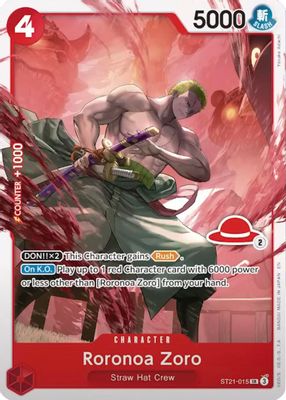 Roronoa Zoro ST21-015 card