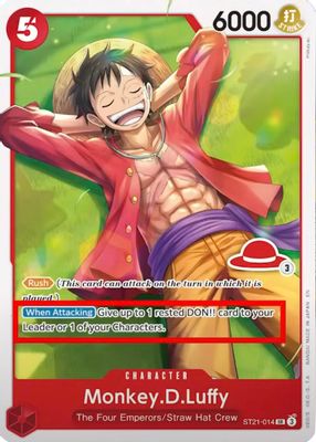 Monkey.D.Luffy ST21-014 card