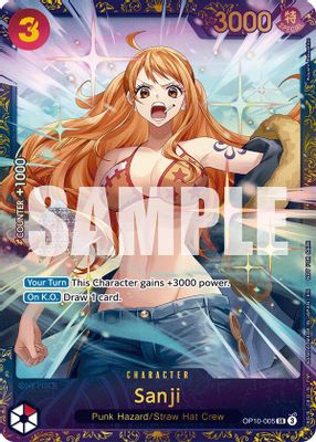 Sanji OP10-005 card
