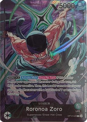 Roronoa Zoro OP12-020 card