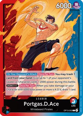 Portgas.D.Ace OP13-002 card