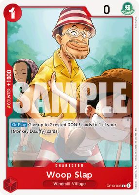 Woop Slap OP13-006 card