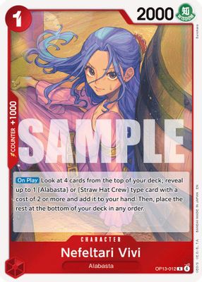 Nefeltari Vivi OP13-012 card