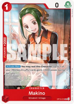 Makino OP13-015 card