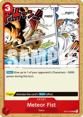 Meteor Fist OP13-020 card